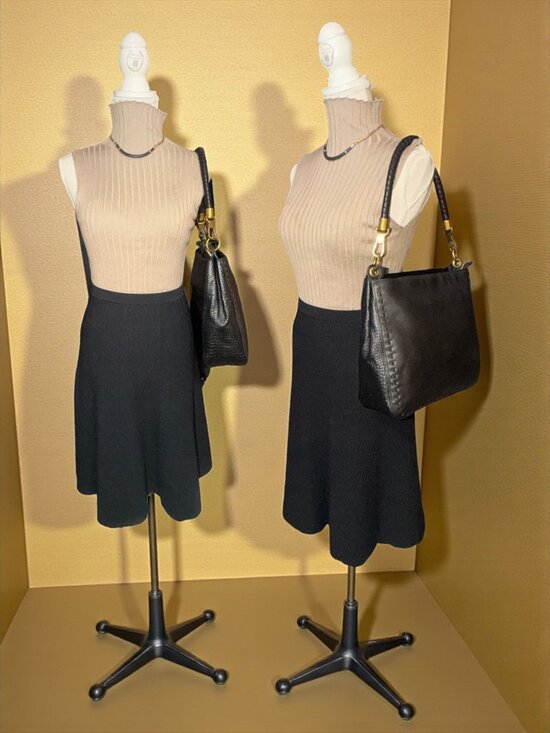 The Sak Handbags - The Sak Collective Estrada Demi Bag Black Leather Brass Whipstitch Shoulder Hobo